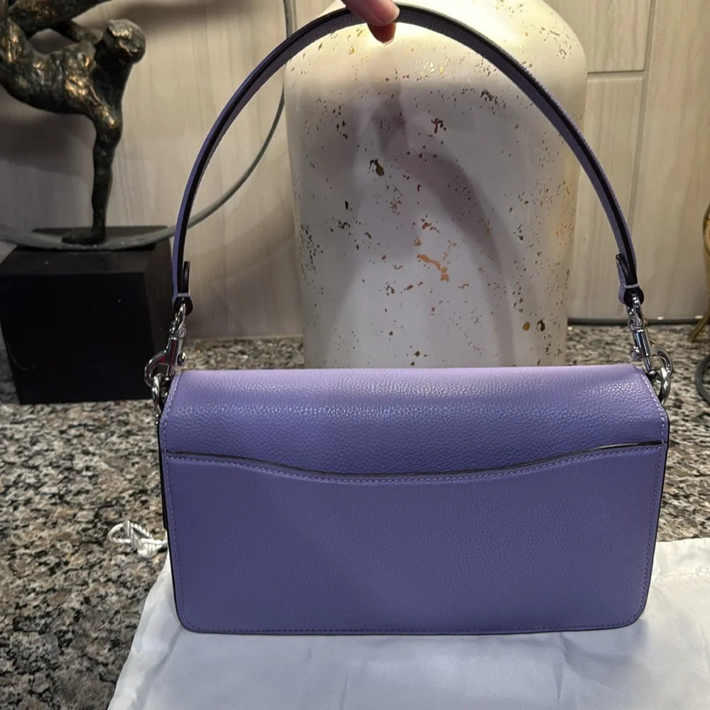 Coach Tabby Shoulder Bag 26 Light Violet - Picture 13 of 15